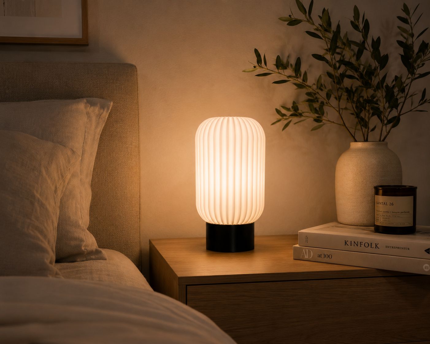 Ribbed Table Lamp